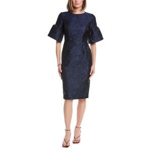 Rene Ruiz Womens Bell Sleeve Bodycon Sheath Dress, Purple